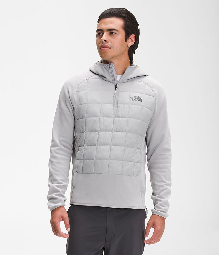 The North Face Puffer Μπουφαν Γκρι Ανδρικα Thermoball Hybrid Eco 2.0 - Greece 2031VEFUM